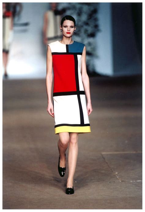 ysl mondrian dress|yves saint laurent iconic dress.